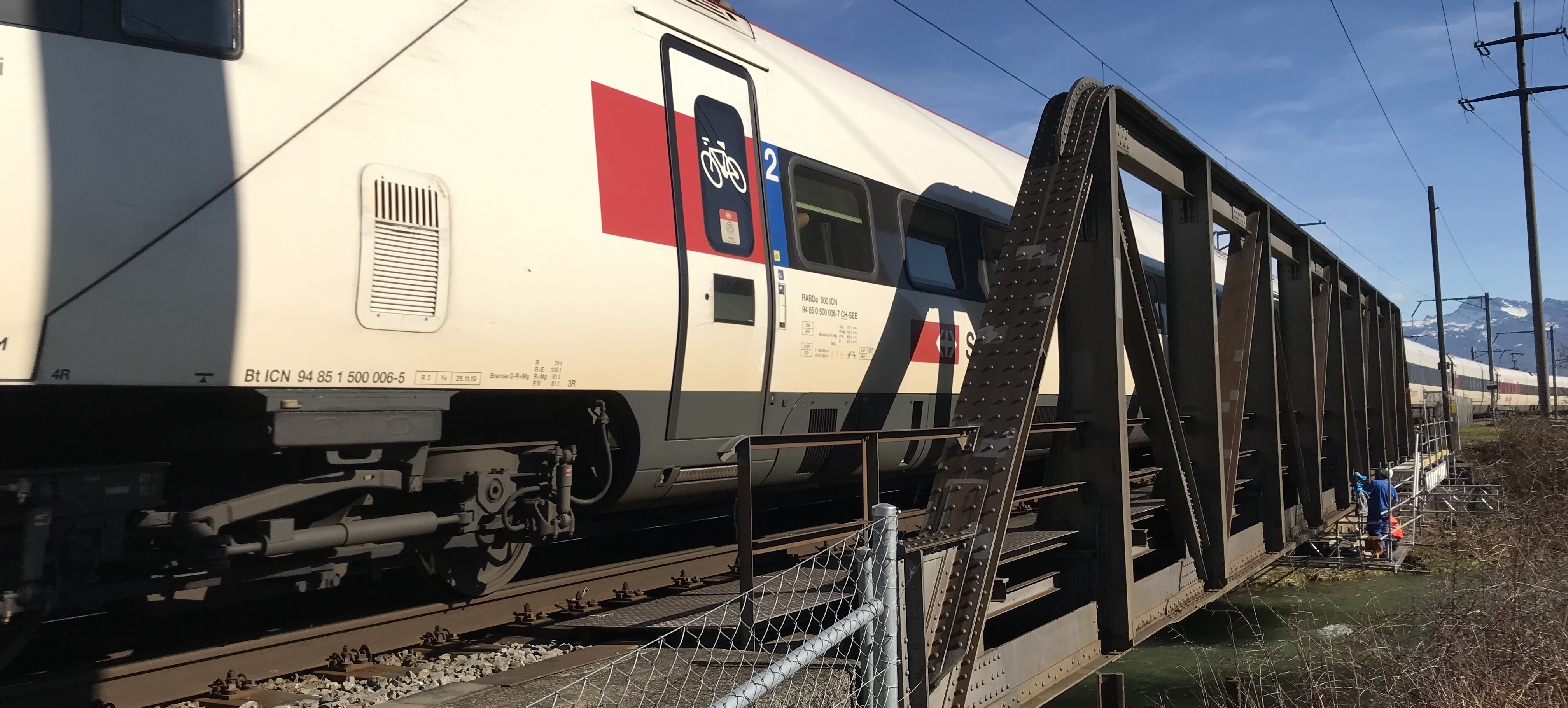 Verstärkung Eisenbahnbrücke