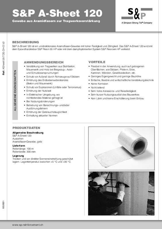 S&P A-Sheet 120 (TDB)