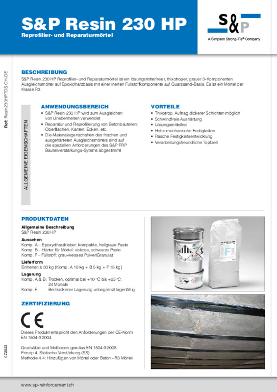 S&P Resin 230 HP (TDB)