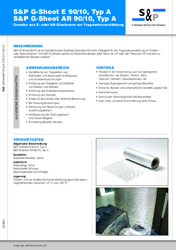 S&P G-Sheet E/AR 90/10 A (TDB)