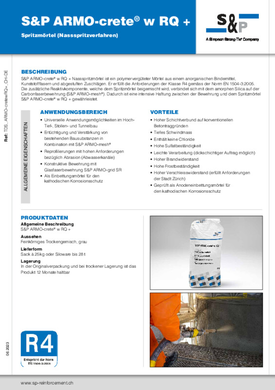 S&P ARMO-crete® w RQ + (TDB)