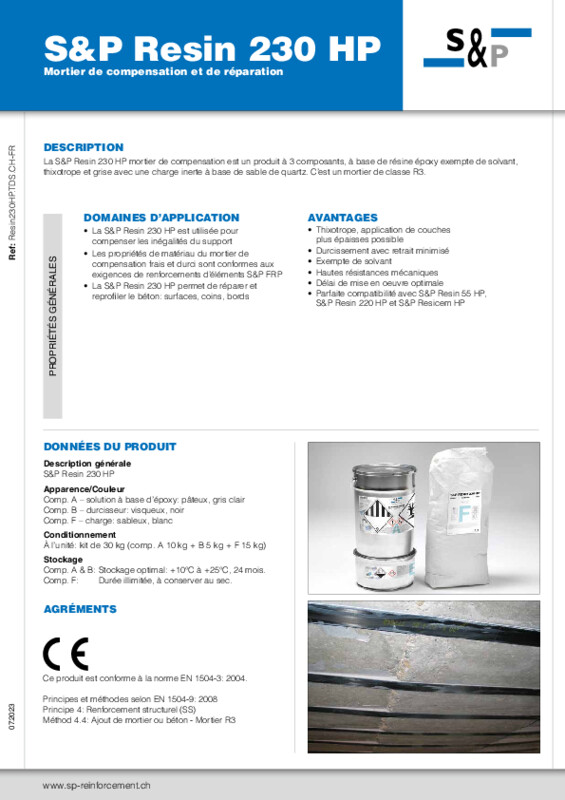 S&P Resin 230 HP (FDT)