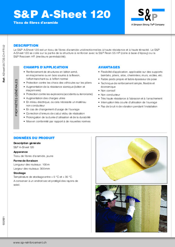 Manuel d'application A-Sheet 120