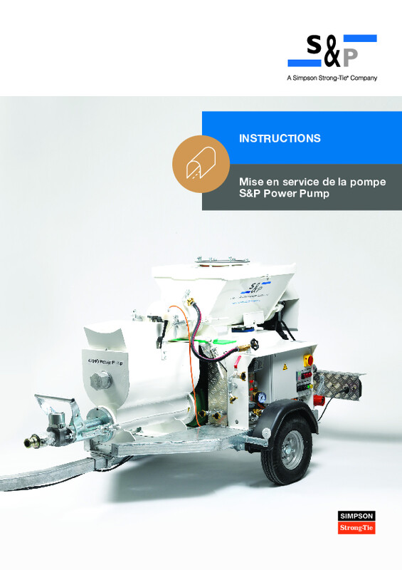 Instructions pour la mise en service S&P ARMO Power Pump