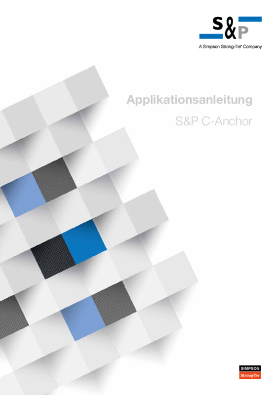 Applikationsanleitung S&P C-Anchor