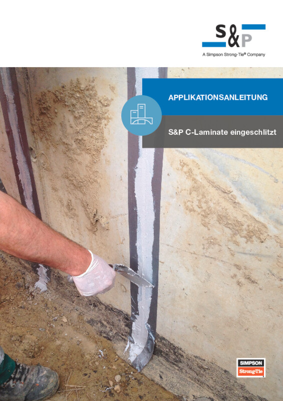 Applikationsanleitung S&P C-Laminate (eingeschlitzt)