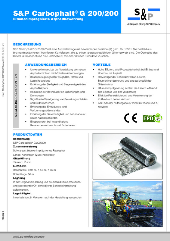 S&P Carbophalt® G 200/200 (TDB)