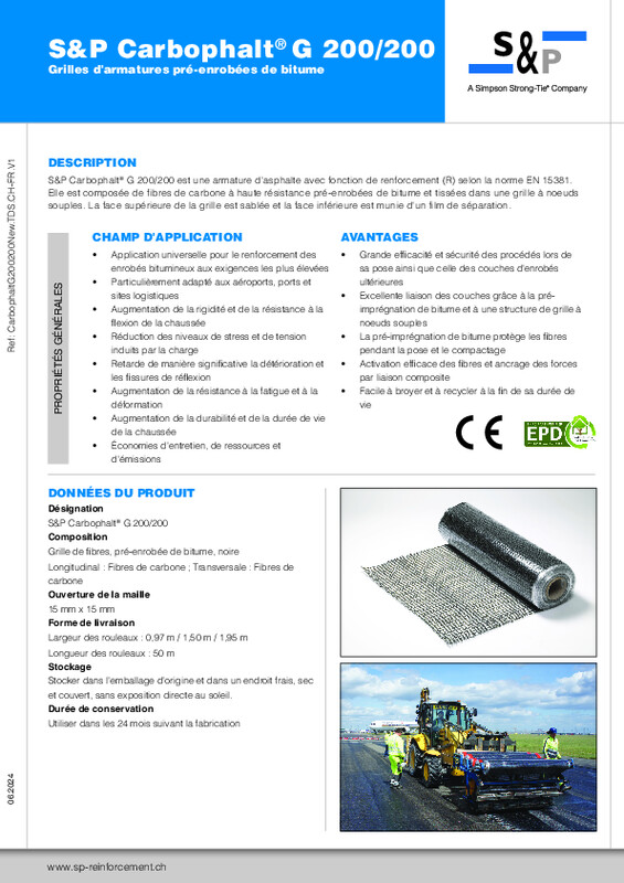 S&P Carbophalt® G 200/200 (FDT)