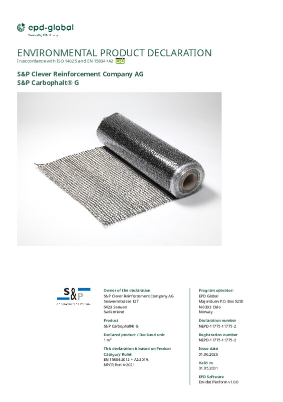 EPD S&P Carbophalt® G (Englisch)
