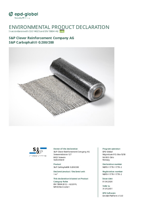 EPD S&P Carbophalt® G 200/200 (Anglais)