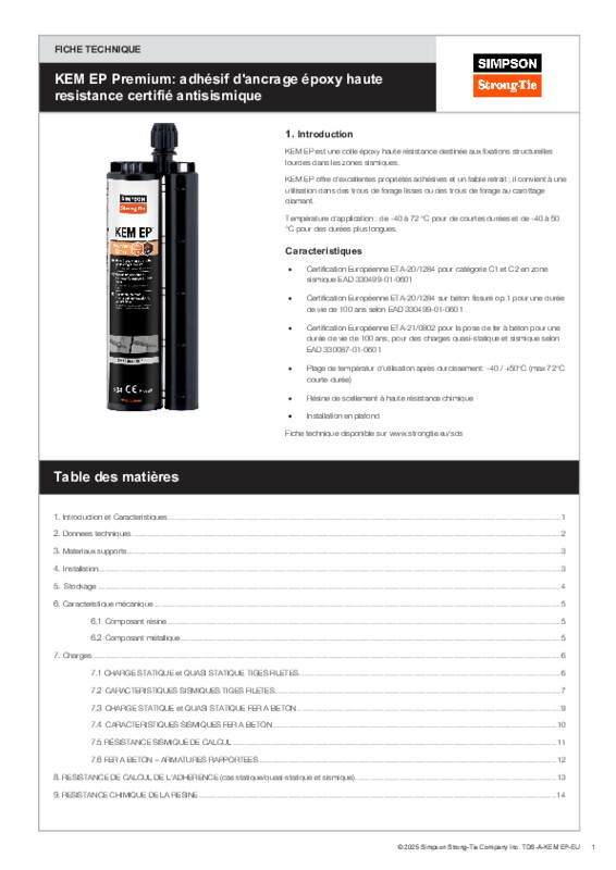 KEM EP (FDT) valable en Suisse