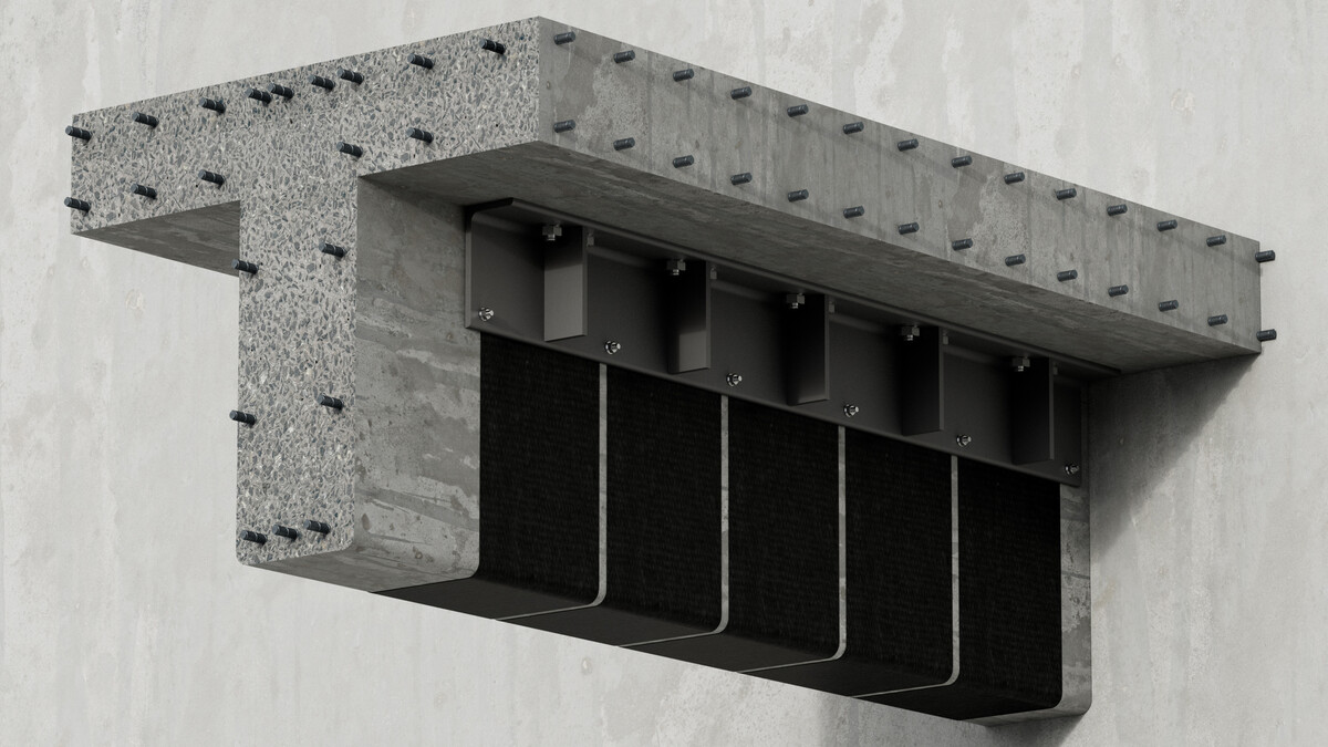 Schubverstärkung mit Carbon-Gelege | C-Sheet und Stahlverankerung Schubverstärkung mit Carbon-Gelege | C-Sheet und Stahlverankerung