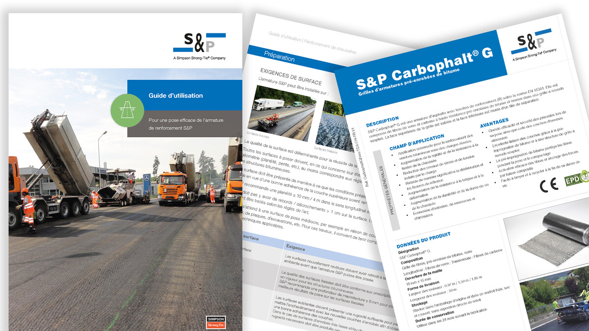 Documentations révisées S&P renforcement de chaussée