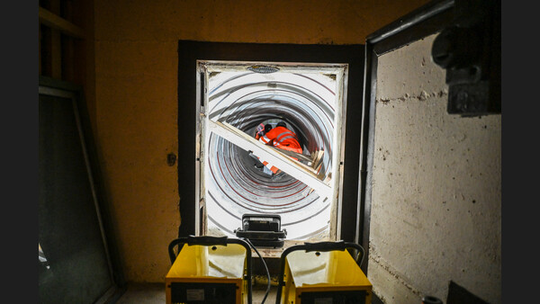 In Altdorf UR musste der Notausstieg eines Bunkers verstärkt werden.