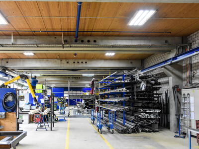 Le sous-sol abrite une entreprise de construction métallique. Image: S&P